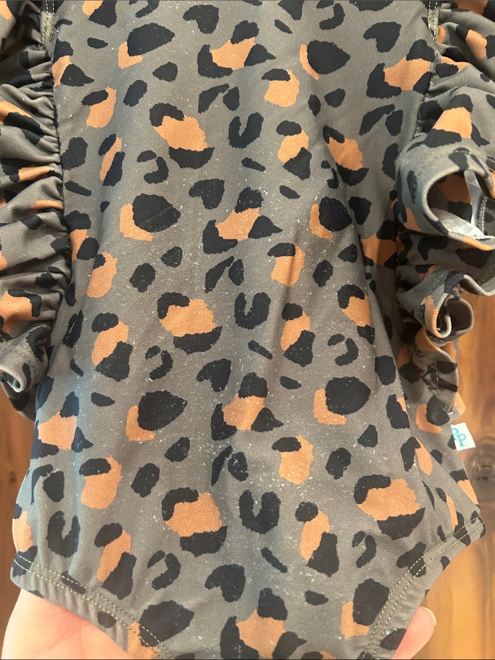 Posh Peanut Flutter Sleeve One Piece - 2T - Picture 4 of 5